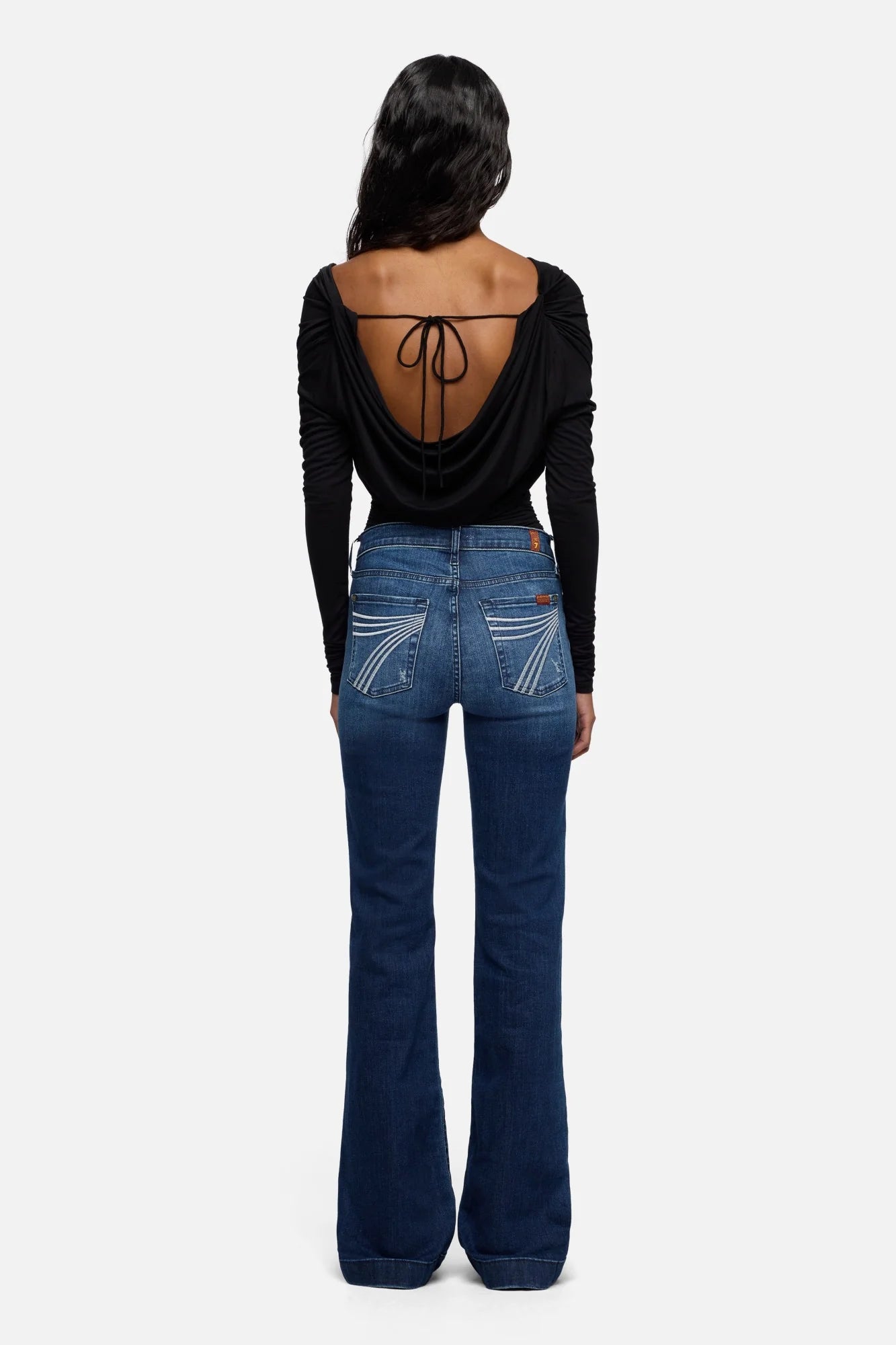 7 for all mankind Dojo Jean in Lake Blue