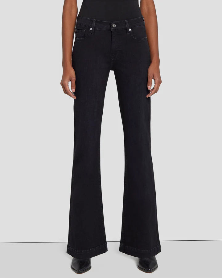 7 For All Mankind Dojo Tailorless Black Jean