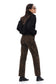 Bayeas High Rise Leopard Print Straight Leg Pants in Coffee
