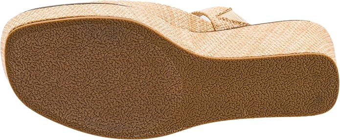 Corkys Treat Yourself Slip on Wedge in Raffia