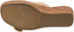 Corkys Double Dare Wedge in Sand Faux Suede