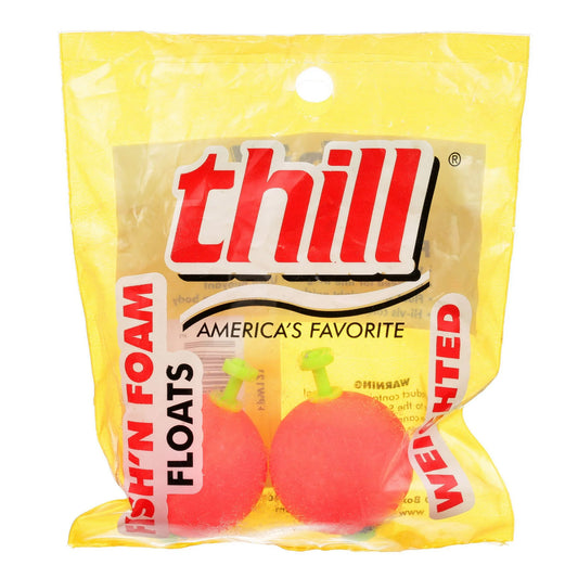 Thill Fish'n Foam Round Weighted Clip On Float