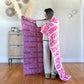 Pink "Howdy" Throw Blanket