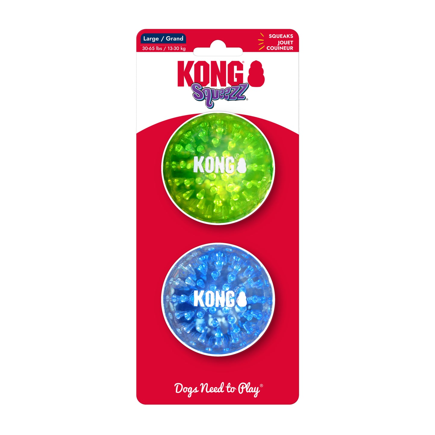 Kong Squeezz Geodz 2-pack