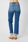 Judy Blue High Waisted Front Seam Cuffed Jean