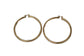 West & Co. 2.5" Gold Hoop Earrings