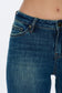Bayeas Low Rise Straight Leg Jeans in Retro Dark Blue