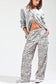 NoaBoa Leopard Printed Cargo Pants