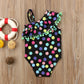 Polka Dot One-Piece Swimsuit