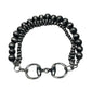 West & Co. Faux Navajo Pearl Bracelet with Silver Bit Charm