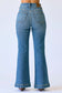 Judy Blue High Waisted Petite Tummy Control Flare Jean
