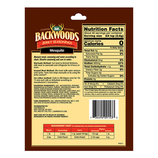 Backwoods Mesquite Jerky Seasoning