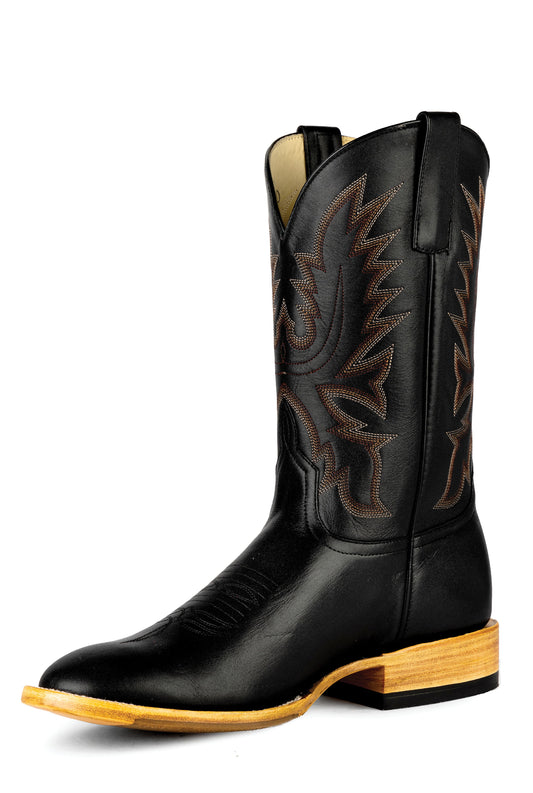 Horse Power Men's Black Paris Round Toe Boot