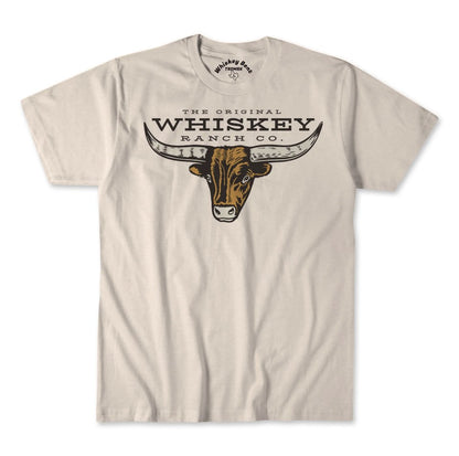 Whiskey Bent Bull Tee Natural SM