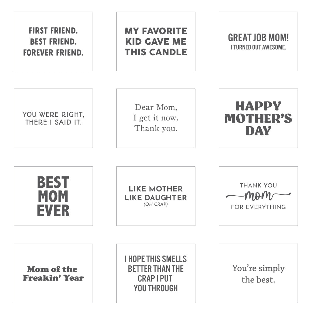 Sweet Grace Statement Candle Collection- Mom