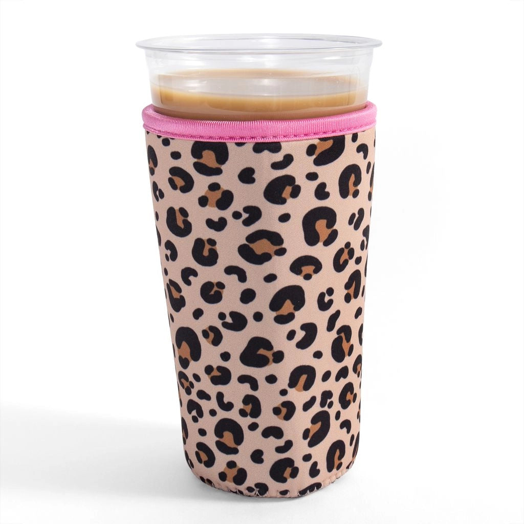 Leopard Print Drink Sleeve