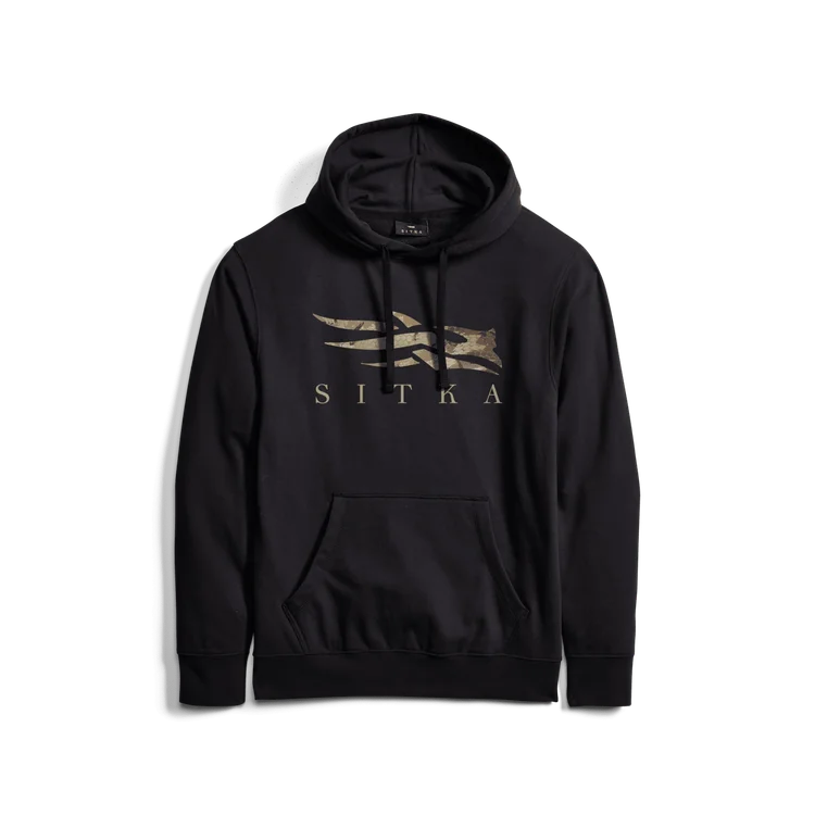 Sitka Icon Optifade Pullover Hoodie in Black Timber