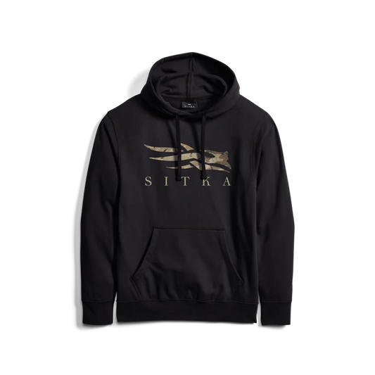 Sitka Icon Optifade Pullover Hoodie in Black Timber