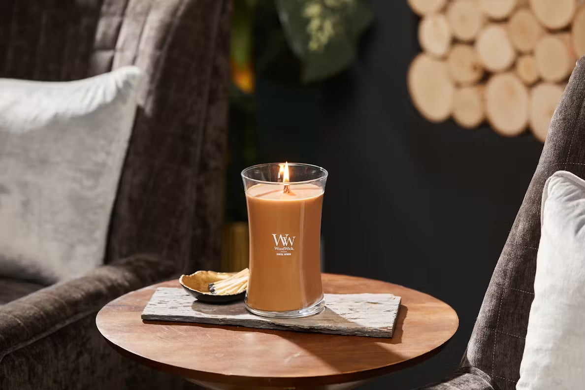 WoodWick Santal Myrrh Large Hourglass Candle