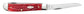 Case Peach Seed Jig Dark Red Bone Carbon Steel Mini Trapper
