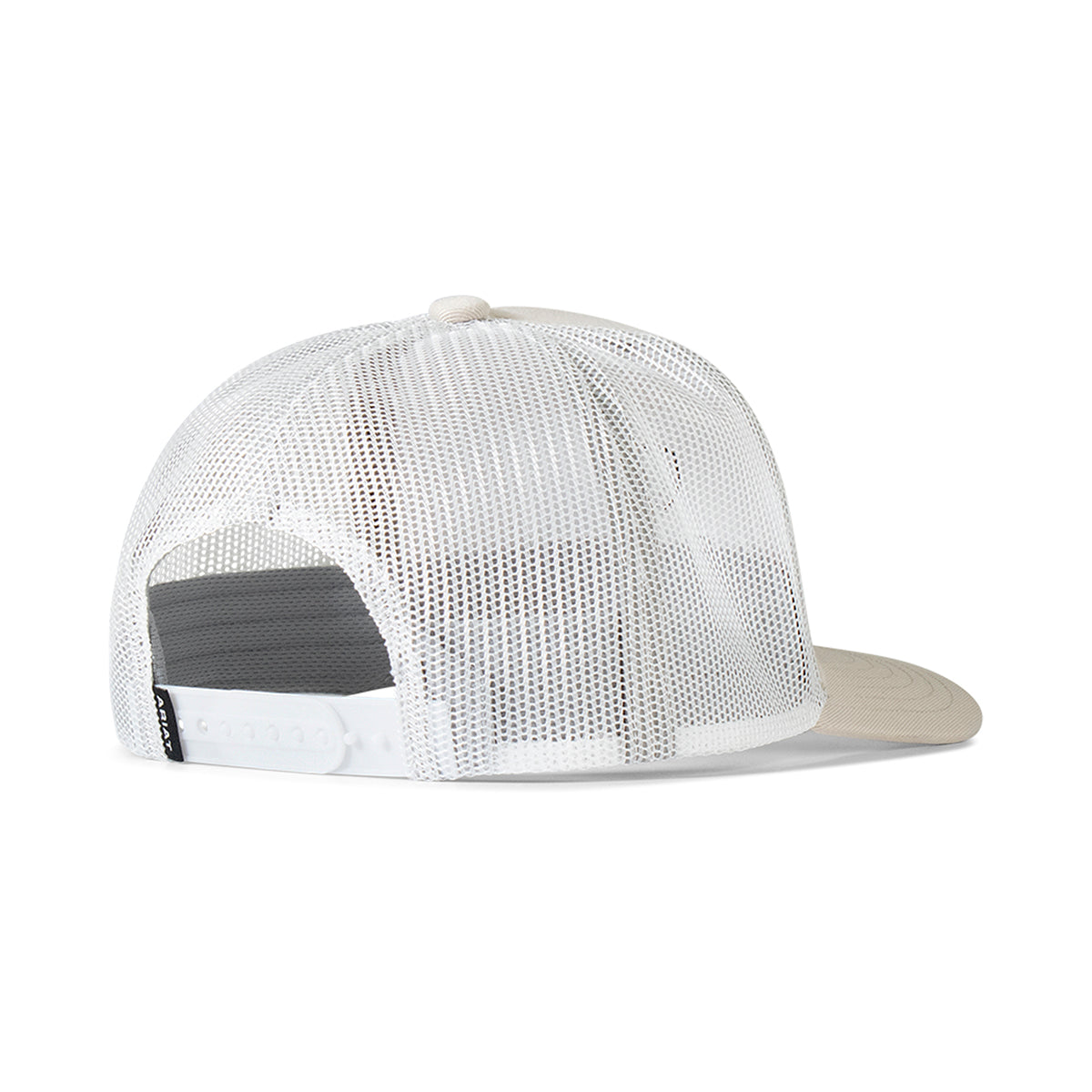 Ariat Beige Rectangle Southwestern Patch Cap