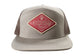 Ariat Grey with Diamond Patch Snapback Cap