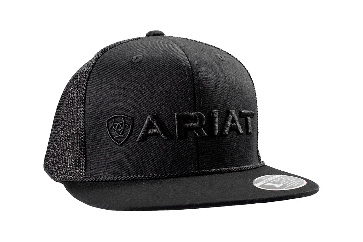 Ariat Black 3D Embroidery Cap