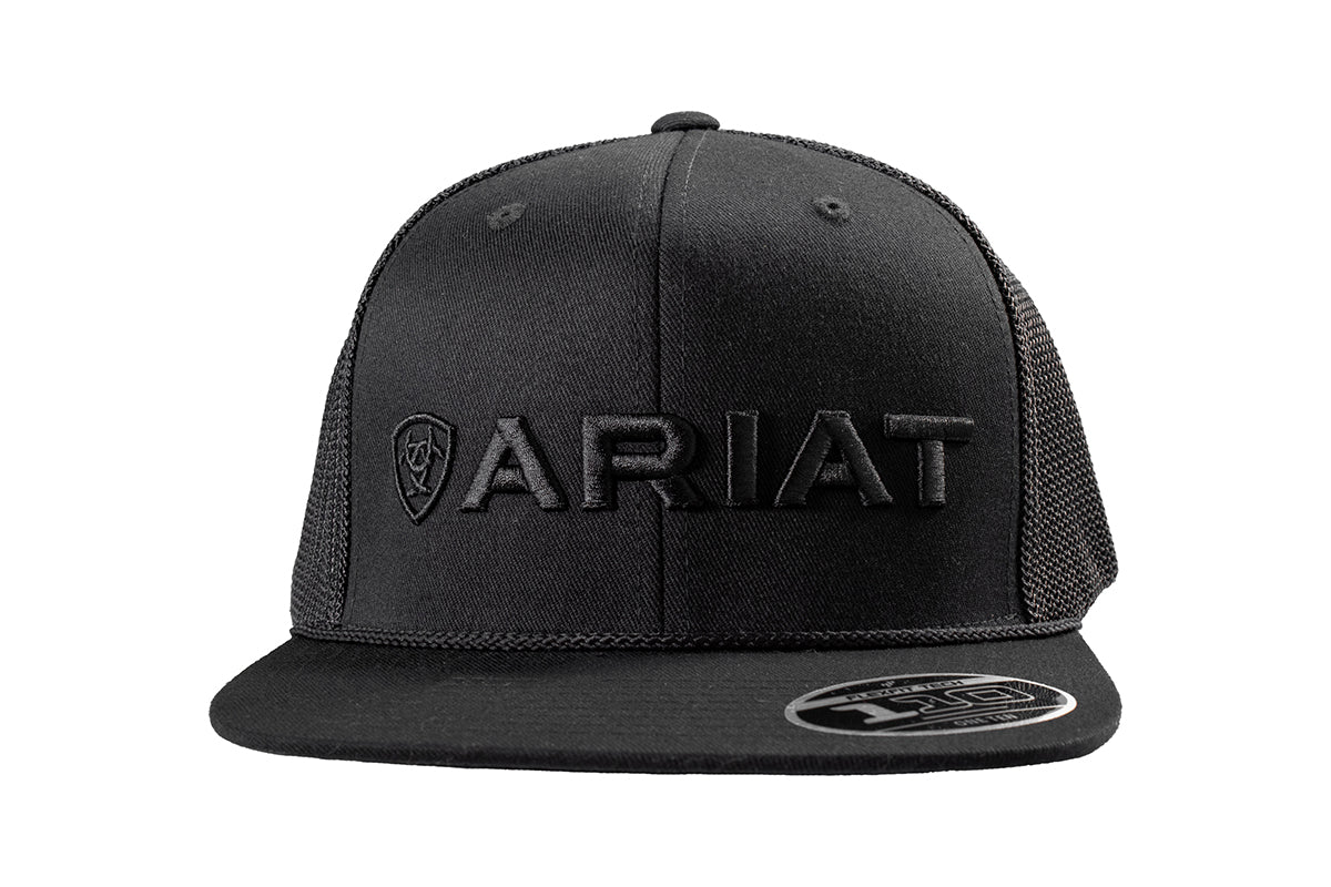 Ariat Black 3D Embroidery Cap