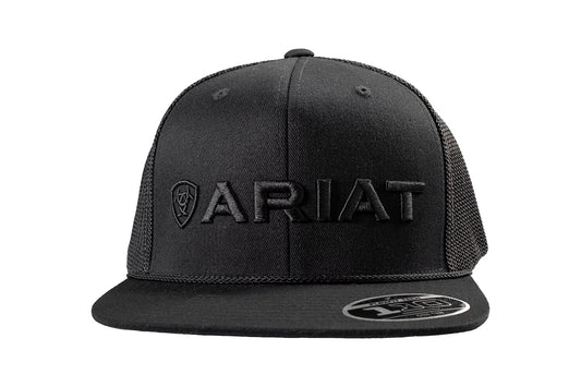 Ariat Black 3D Embroidery Cap