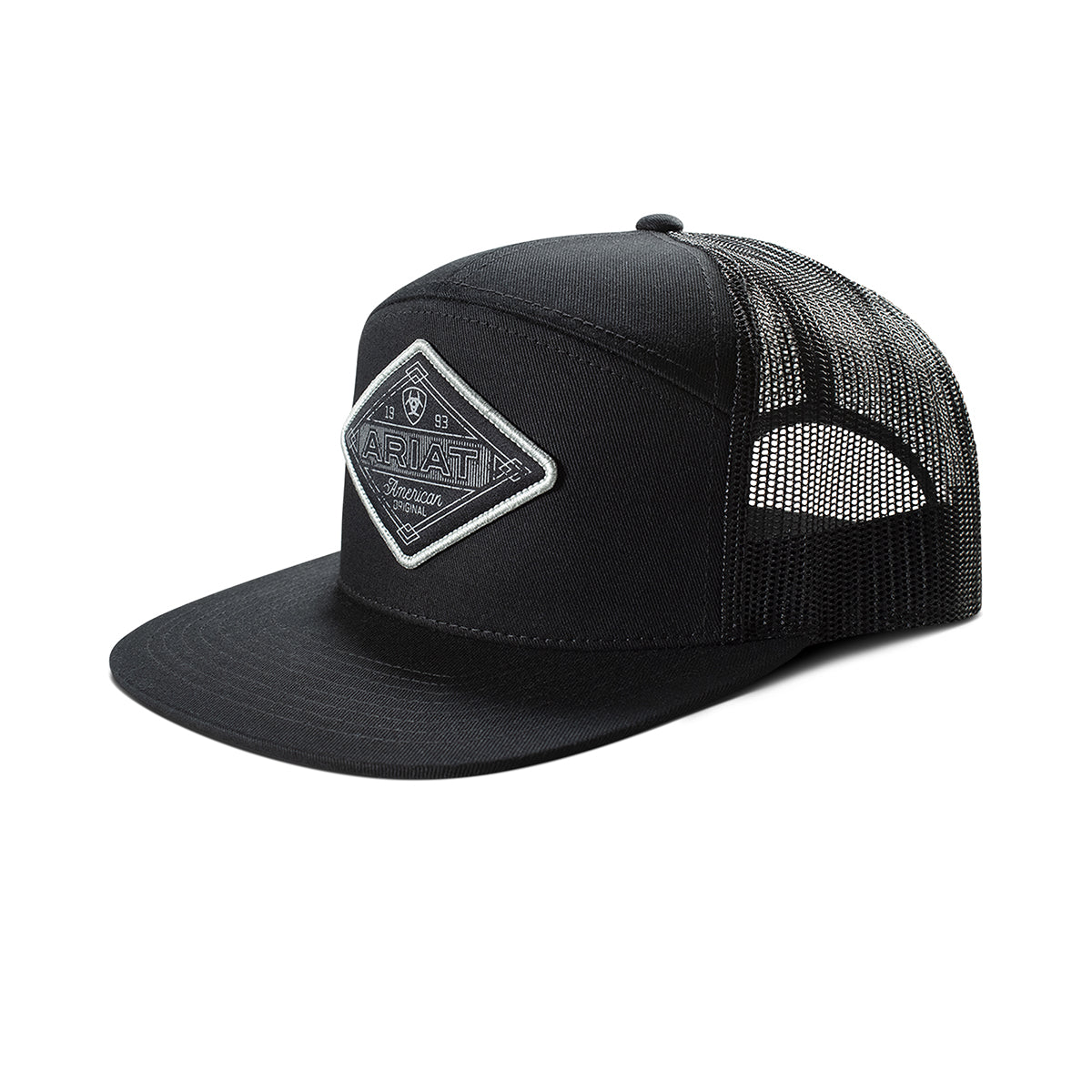 Ariat Black Diamond Patch Snapback Cap