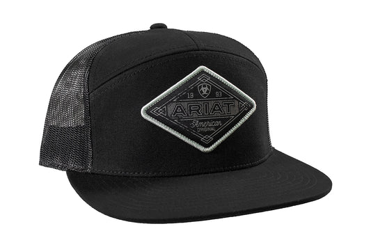 Ariat Black Diamond Patch Snapback Cap