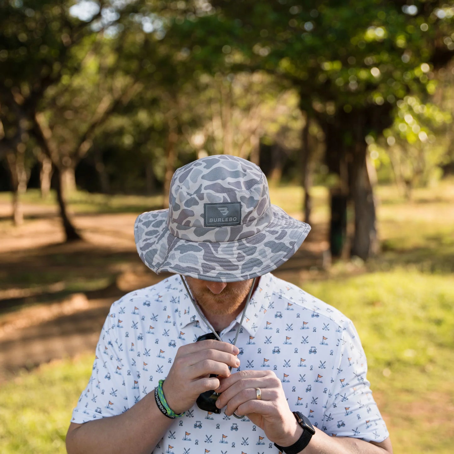 Burlebo Bucket Hat in Classic Deer Camo