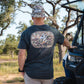 Burlebo Ducks Flying In Tee in Heather Black