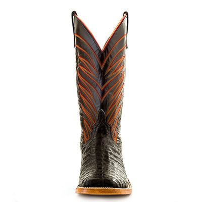 Anderson Bean Kids Black Caiman Print Boot