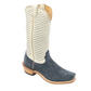 Fenoglio Cream and Navy Roughout Boot