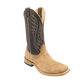 Fenoglio Tan Victoria Roughout with Brown Mexkite Cowboy Boot