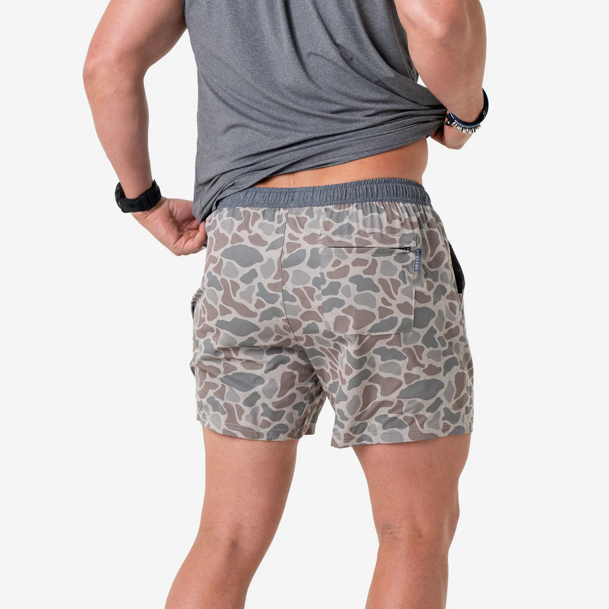 Burlebo Athletic Short in Classic Deer Camo