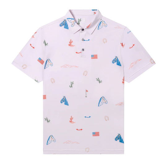 Raised by Coyotes Americana Polo