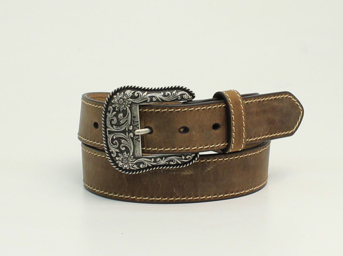 Ariat Distressed Brown Leather Belt