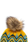 Myra Shilo Beanie in Yellow & Blue