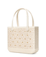 Beige leopard Baby Bogg tote bag on a white background