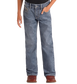 Rock & Roll Boys' Regular Fit Two-Tone Embroidered Bootcut Jeans