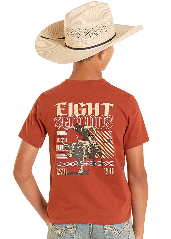 Rock & Roll Boys' Eight Seconds Graphic Tee