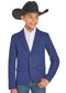 Rock & Roll Boys' Blue Crosshatch Sports Coat