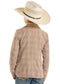 Rock & Roll Denim Boys' Tan Plaid Sport Coat