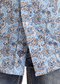 Rock & Roll Boys' Blue Paisley Short Sleeve Snap Shirt