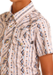 Rock & Roll Boys' TEK Western Striped Aztec Short Sleeve Shirt