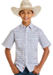 Rock & Roll Denim Boy's Aztec Print Snap Shirt