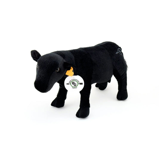 Big Country Black Angus Cow Plush