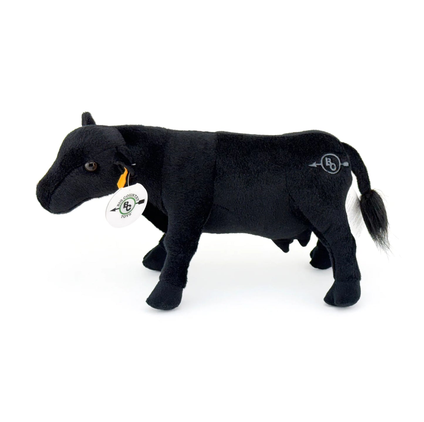 Big Country Black Angus Cow Plush